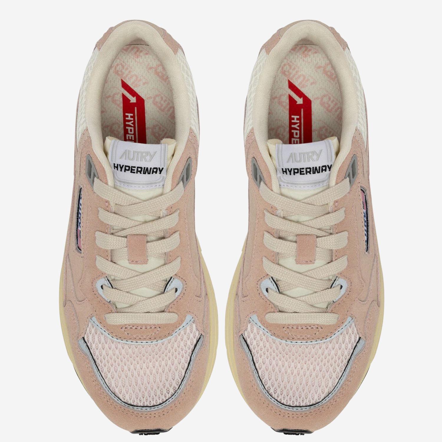 SNEAKERS HYPERWAY HYLWUM17 SUEDEMESHSILKSILV AUTRY 
