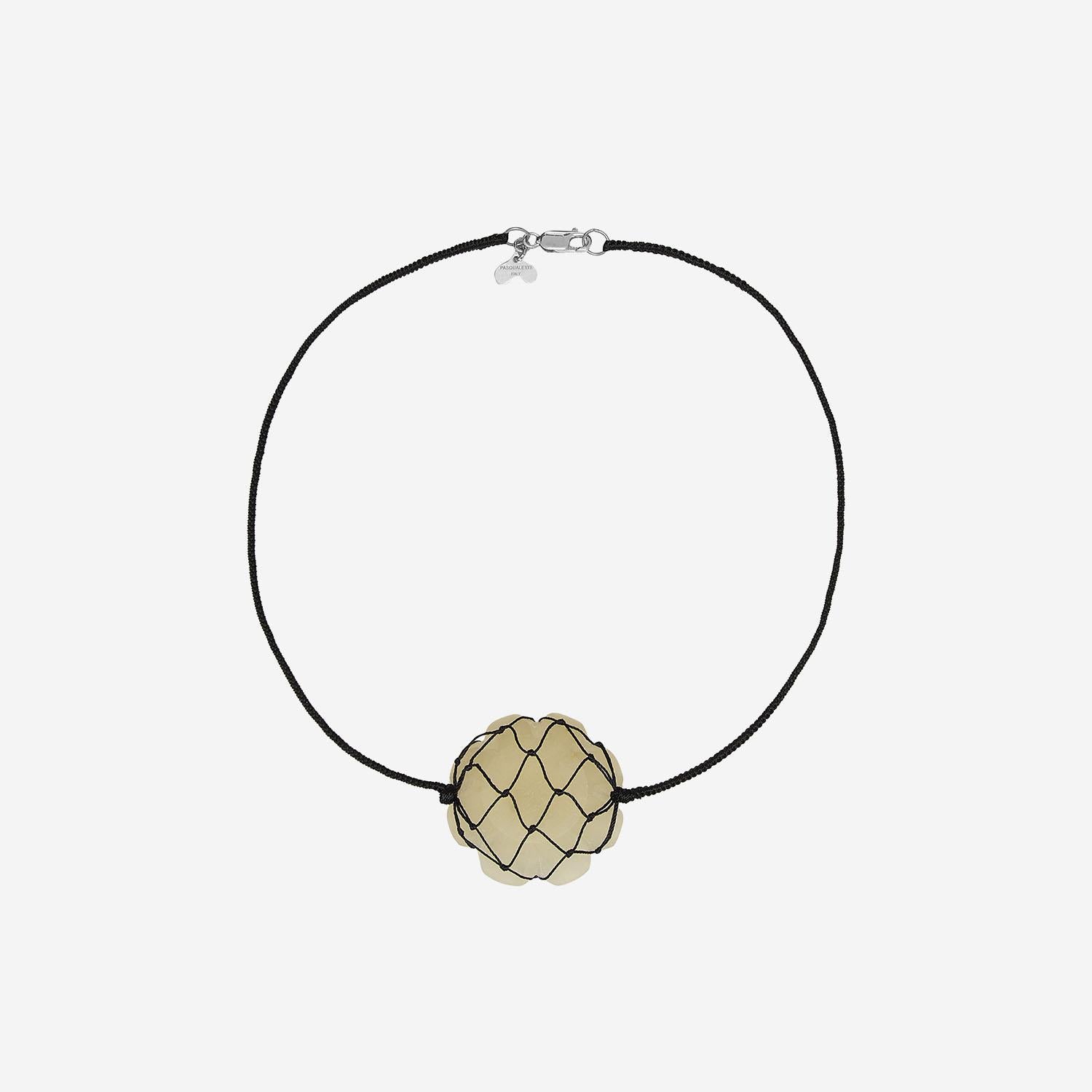 Collana Fiore Avvolto G006 AVVONATURALBLACK NICCOLO PASQUALETTI 