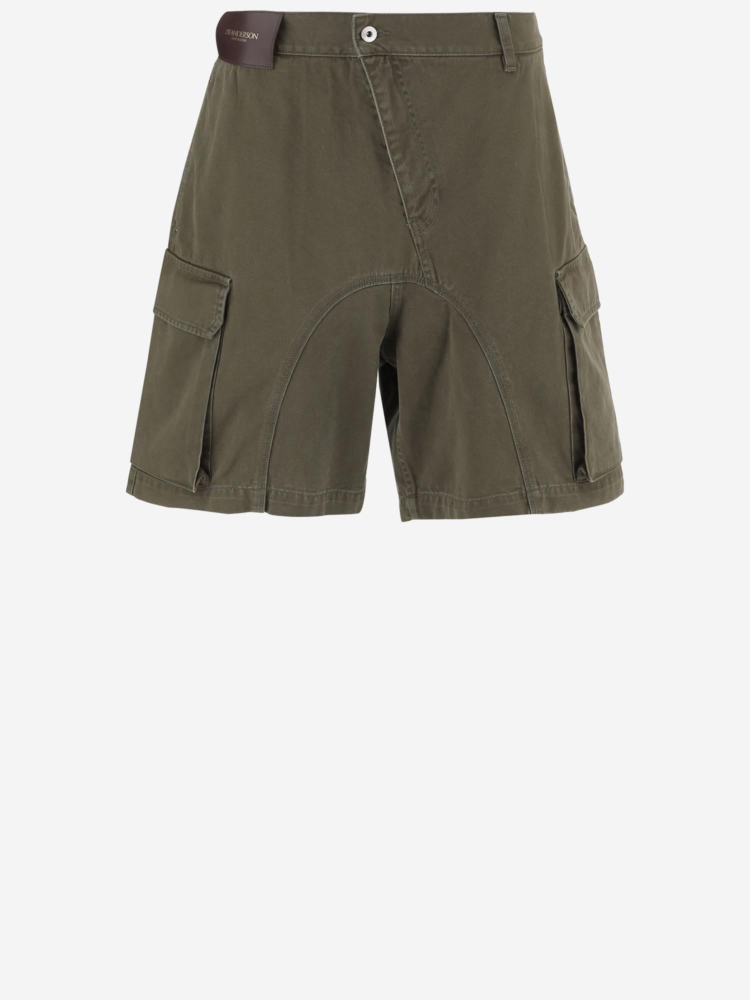 JEANS CORTI IN DENIM DI COTONE SR0129 PG1933575 JW ANDERSON 