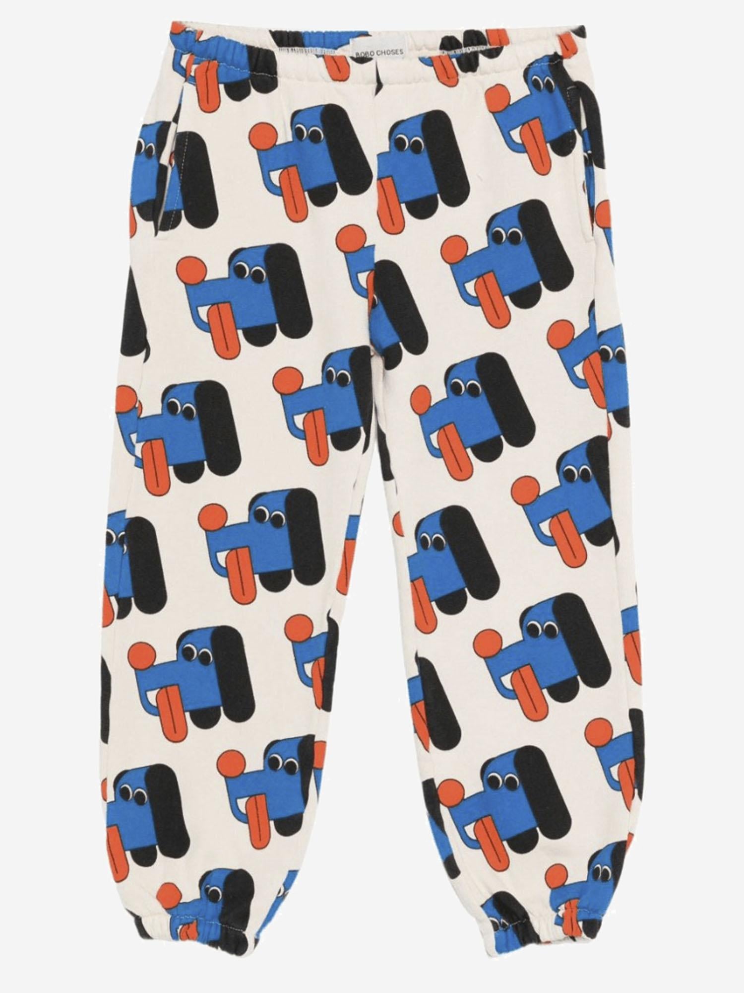 PANTALONI IN COTONE CON STAMPA B225AC064  BOBO CHOSES KIDS 