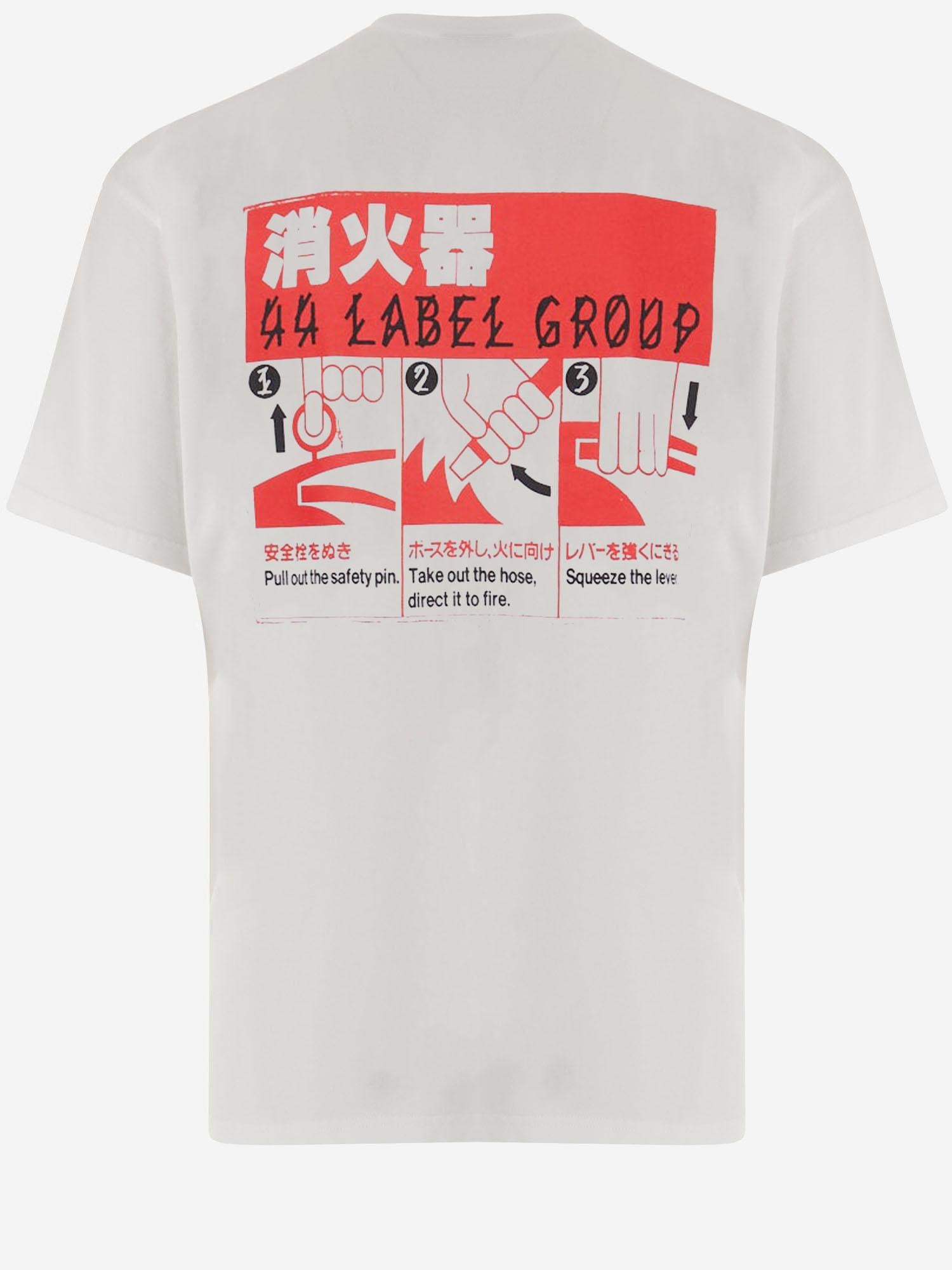 T-SHIRT IN COTONE CON LOGO B0030556 FA706P763 44 LABEL GROUP 