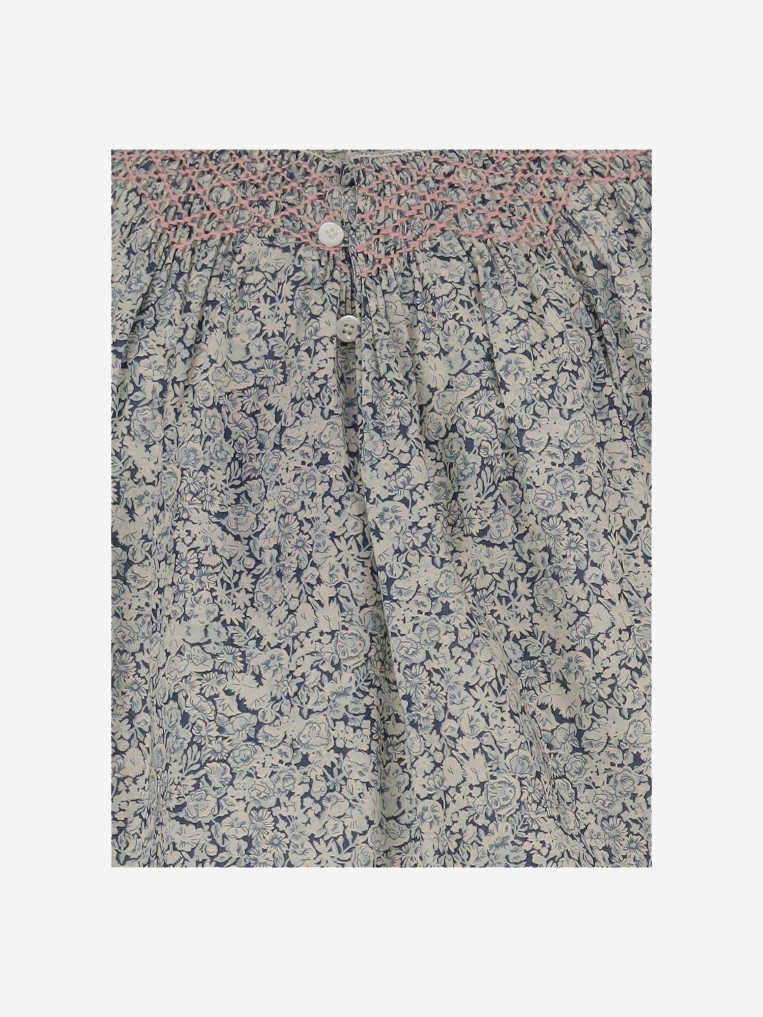 TOP IN COTONE CON STAMPA FLOREALE S06GBLW00014 519A BONPOINT KIDS 