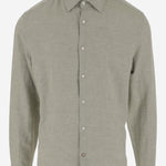 CAMICIA IN LINO E COTONE 50539531 311 HUGO BOSS 