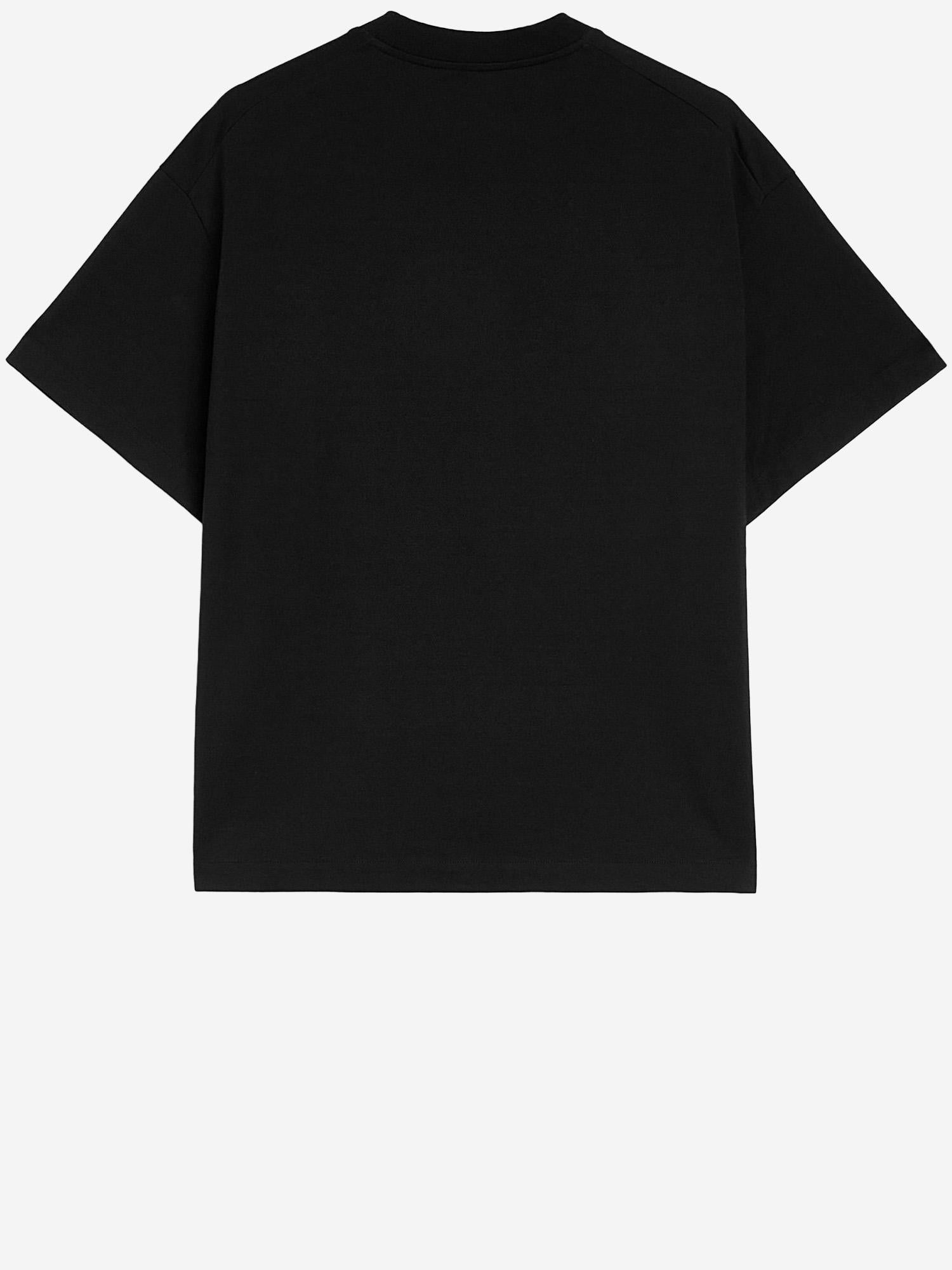 T-SHIRT IN COTONE CON LOGO J02GC0140 J20349001 JIL SANDER 