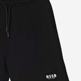 PANTALONCINI LOGATI IN COTONE S6MSJUBE012 110 MSGM KIDS 