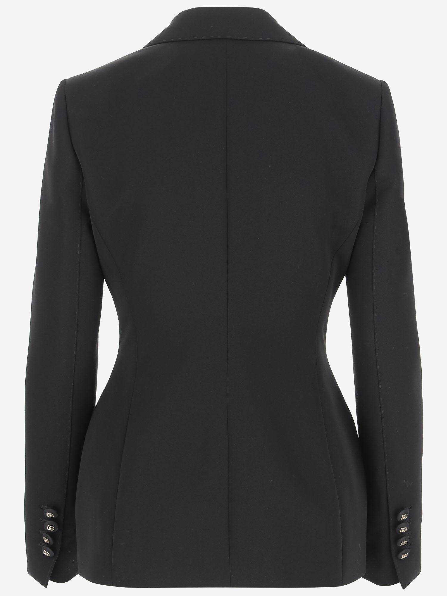 GIACCA DOLCE MONOPETTO IN LANA F27DCT FUBGENOOO DOLCE & GABBANA 