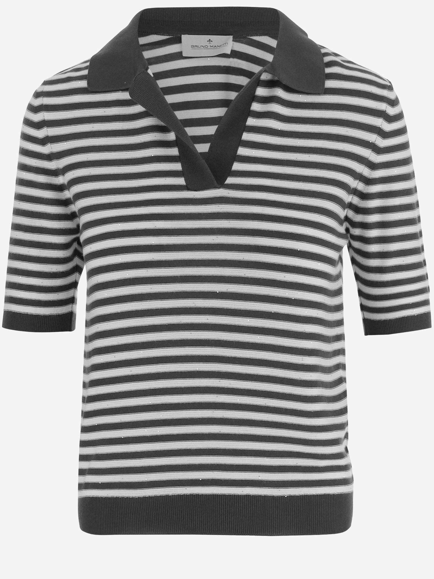 POLO IN MISTO COTONE R2N112 100 BRUNO MANETTI 