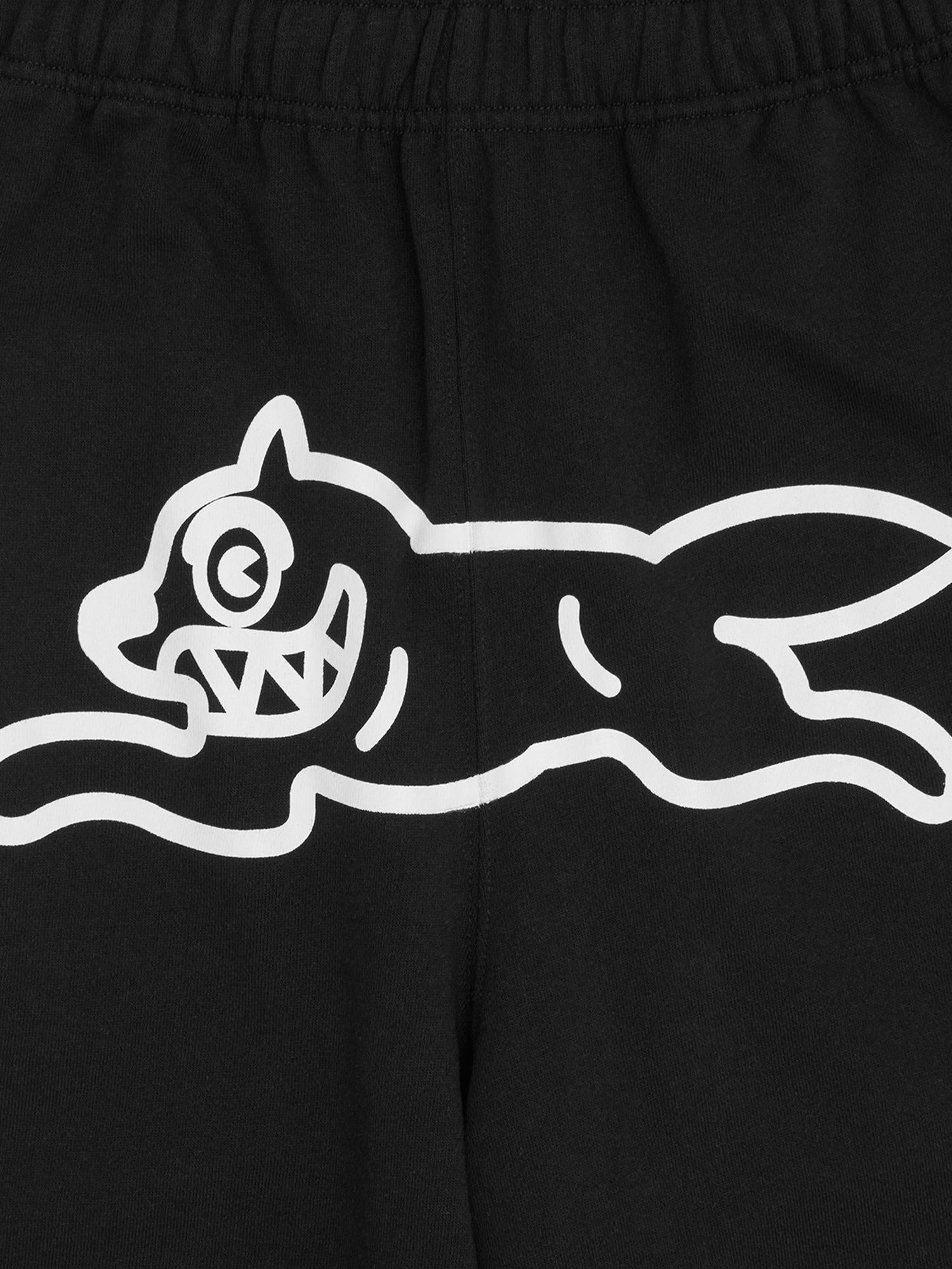 PANTALONI IN COTONE CON LOGO IC23211 BLACK ICECREAM 