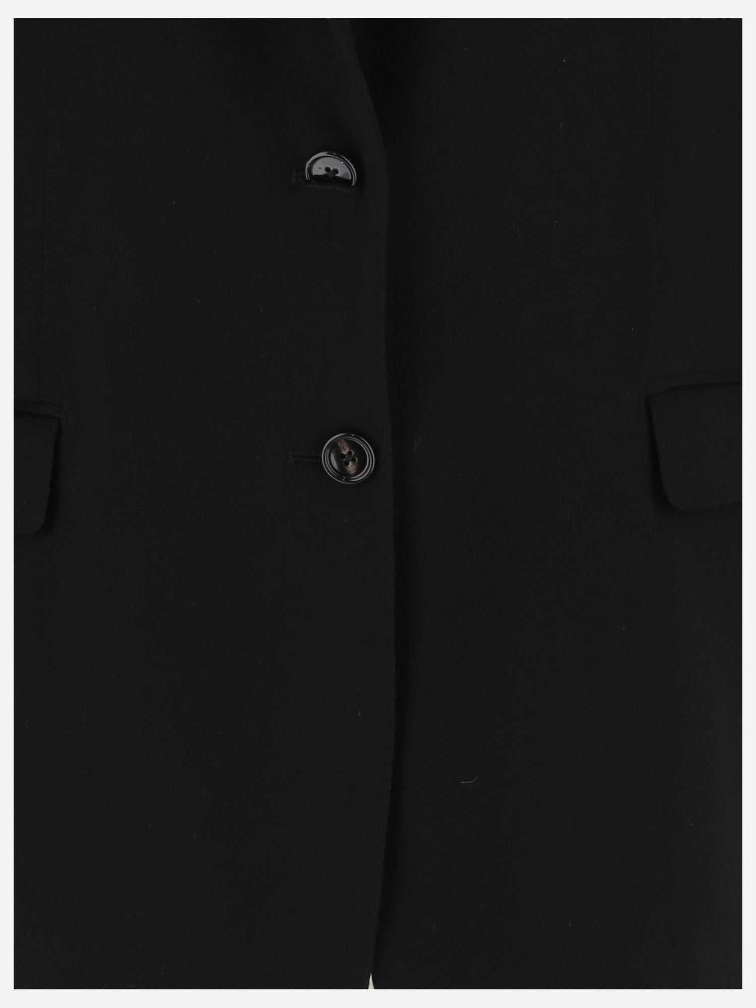 GIACCA LUNGA DUE BOTTONI in cashmere JBERTHA16B 010025N1299 TAGLIATORE 