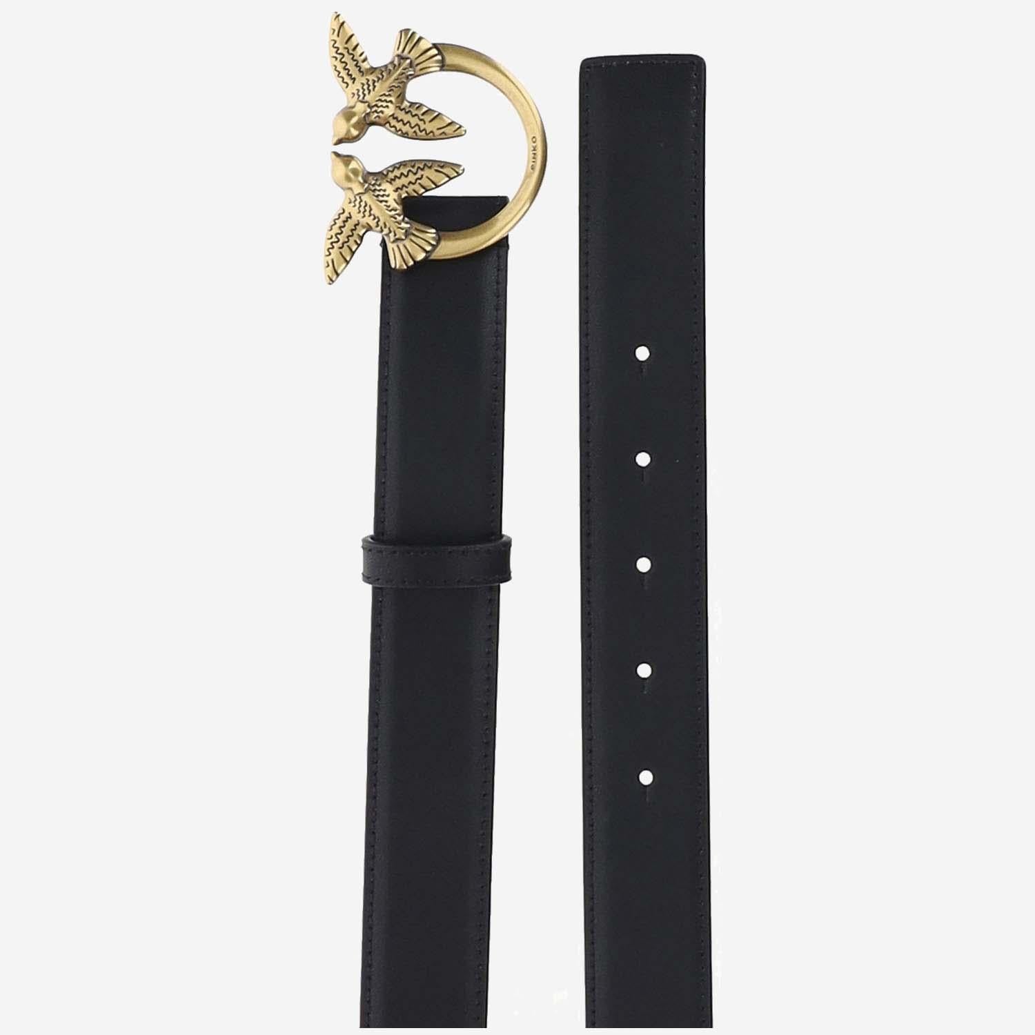 CINTURA IN PELLE CON LOGO 100125 A0F1Z99Q PINKO 