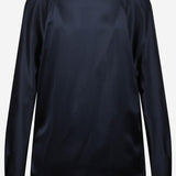 CAMICIA IN SETA CON SCOLLO A V VR84511926 403CBL VINCE 