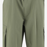 PANTALONI CORTI CARGO IN DENIM DI COTONE OM01405WW9026 0077 MAISON KITSUNE 
