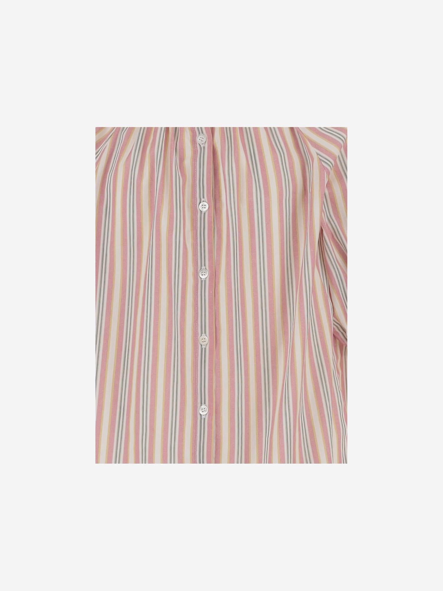 Camicia in cotone stretch a righe 03618171 073 BABE & TESS KIDS 