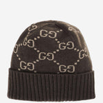 Beanie in jacquard di cashmere GG 811392 4GABX2579 GUCCI 