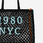 BORSA SHOPPING ULYSS IN RAFIA ULYSS NOIR WILD 