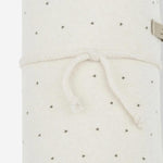 COPERTA BIKA CON MOTIVO A CUORI 25W053 ECRU 1+ IN THE FAMILY KIDS 