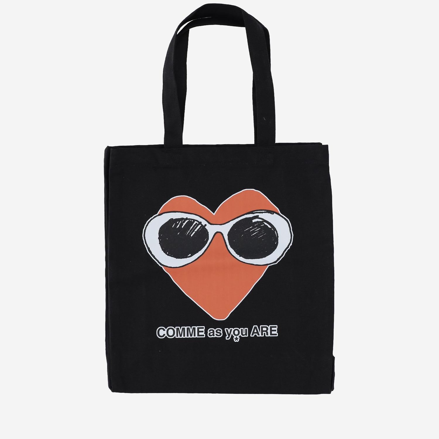BORSA SHOPPING IN COTONE CON STAMPA BSBTCOMMECOL BLACK BLACK SCORE 