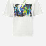 T-SHIRT IN COTONE CON LOGO 44MAA120S26J00C100 1000 OFF-WHITE 