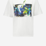 T-SHIRT IN COTONE CON LOGO 44MAA120S26J00C100 1000 OFF-WHITE 