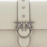 BORSA LOVE ONE IN PELLE CON LOGO 105353 A0QOZ14O PINKO 