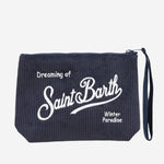 POCHETTE ALINE Corduroy CON LOGO ALI0024 00164I MC2 SAINT BARTH 