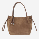 BORSA A SPALLA IN PELLE SCAMOSCIATA XBWBUZS9300P3A 4L13 TODS 