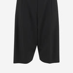PANTALONI CORTI IN LANA 10844W4369 BLK THE ROW 