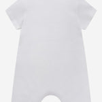 TUTINA IN PIQUET DI COTONE CON FINITURE TRICOLORE 8l000068496F 034 MONCLER ENFANTS 