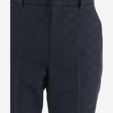 PANTALONI IN GABARDINE DI COTONE GG 846532 ZAQXT4474 GUCCI 