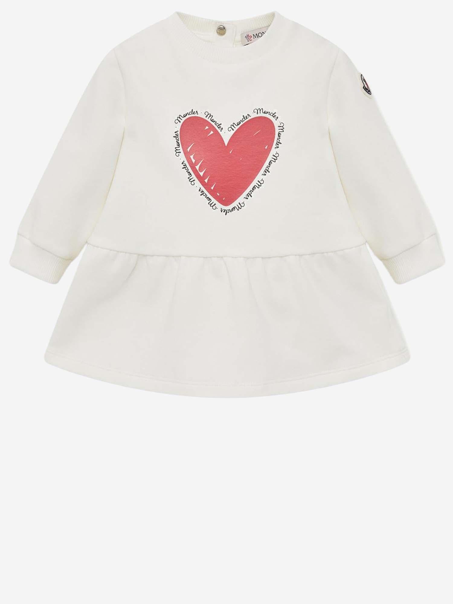 ABITO IN COTONE STRETCH CON STAMPA 8I0000489A23 034 MONCLER ENFANTS 