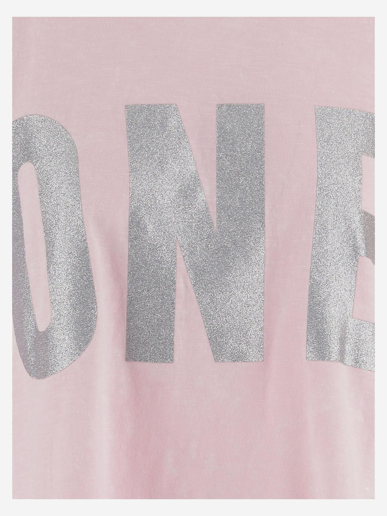 T-SHIRT IN COTONE CON LOGO ALAN LIGHTPINK ONE TEE 