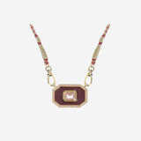 COLLANA BORGOGNA YUCATAN CO393 ORO MYA BAY 