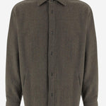 CAMICIA IN LANA MSH06 FAW320061 DARKPARK 