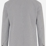 GIACCA a righe MONOPETTO IN misto cotone GTORRENT 340335B3401 TAGLIATORE 