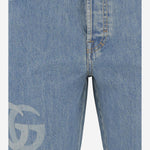 JEANS IN DENIM DI COTONE CON LOGO 815642 XDC6W4492 GUCCI 
