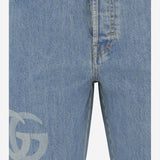 JEANS IN DENIM DI COTONE CON LOGO 815642 XDC6W4492 GUCCI 