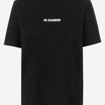 T-SHIRT IN COTONE CON LOGO J02GC0142 J20103001 JIL SANDER 