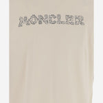T-SHIRT IN COTONE CON STAMPA LOGO 8C00025 89AUG21L MONCLER 