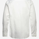 CAMICIA IN COTONE E LINO 50539775 199 HUGO BOSS 