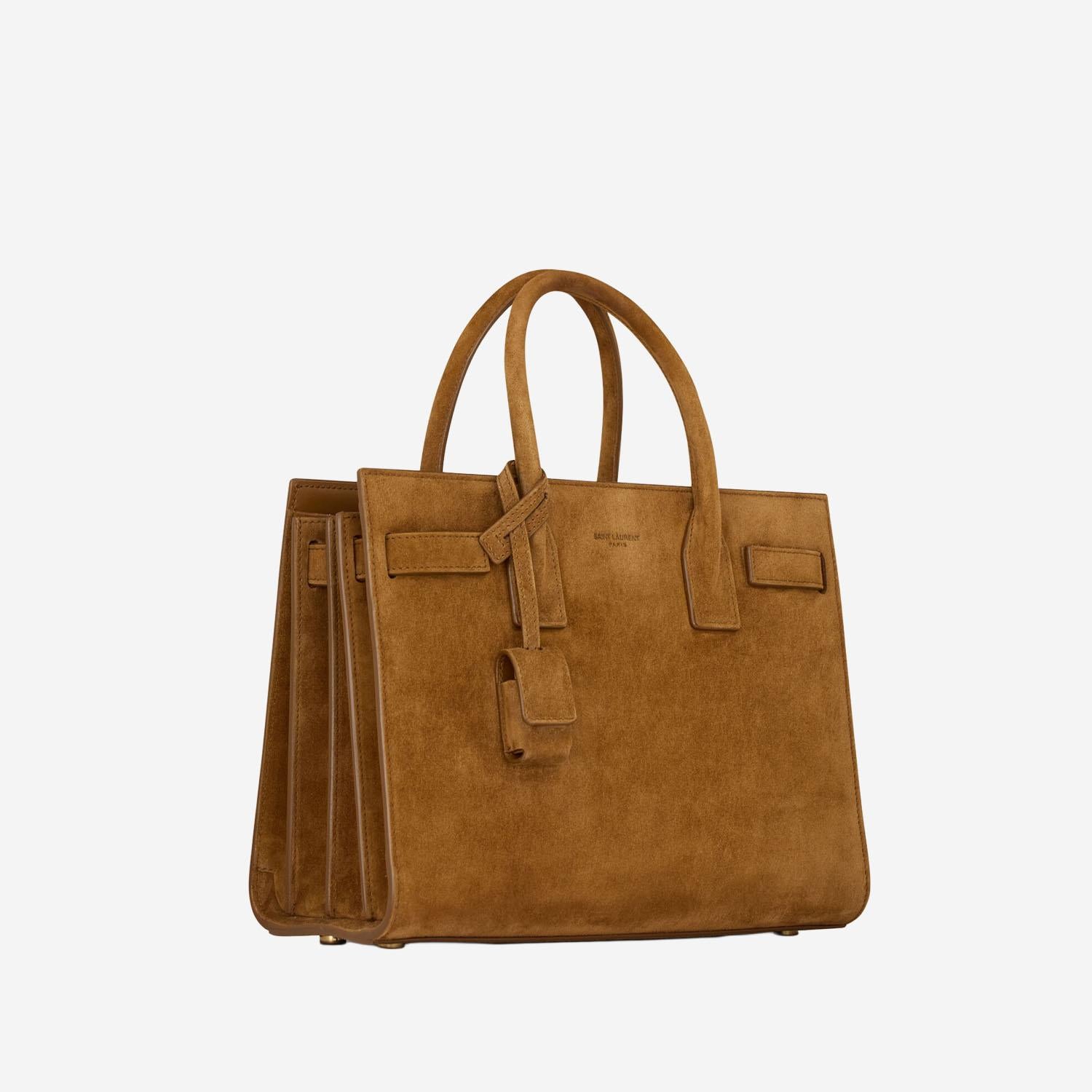 Borsa SAC DE JOUR in suede 421859 1U80W2916 SAINT LAURENT 