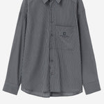 CAMICIA IN MISTO COTONE CON MOTIVO A RIGHE W261SH14 841B WOOYOUNGMI 