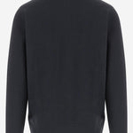 MAGLIA CON ZIP IN MISTO COTONE M16009067B 967CMG VINCE 