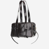 BORSA A SPALLA IN PELLE LUCIDA 011547 118374 DRIES VAN NOTEN 