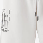 PANTALONI CORTI HERALDIC ARROW IN COTONE 44MCI013S26F004100 1000 OFF-WHITE 