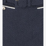 MINI GONNA IN TESSUTO BOUCLÉ PF25034PBL BLUE SELF PORTRAIT 