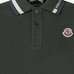 polo in cotone VERDE 8A000128496W 830 MONCLER ENFANTS 