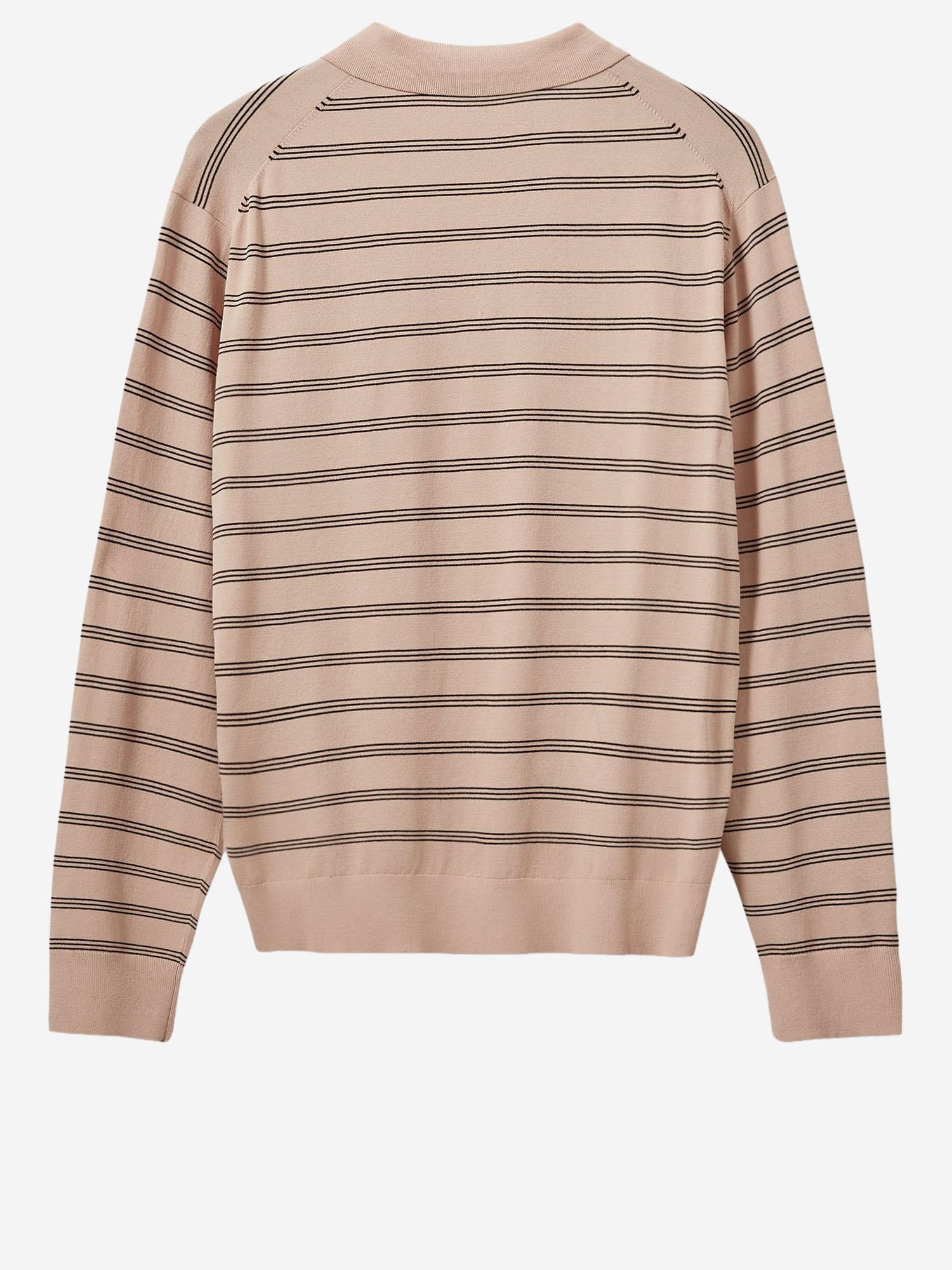 POLO A MANICHE LUNGHE IN MISTO VISCOSA 21109 985 THE.GARMENT 