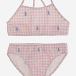 BIKINI IN NYLON STRETCH CON LOGO 313935066 002 POLO RALPH LAUREN KIDS 