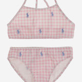 BIKINI IN NYLON STRETCH CON LOGO 313935066 002 POLO RALPH LAUREN KIDS 