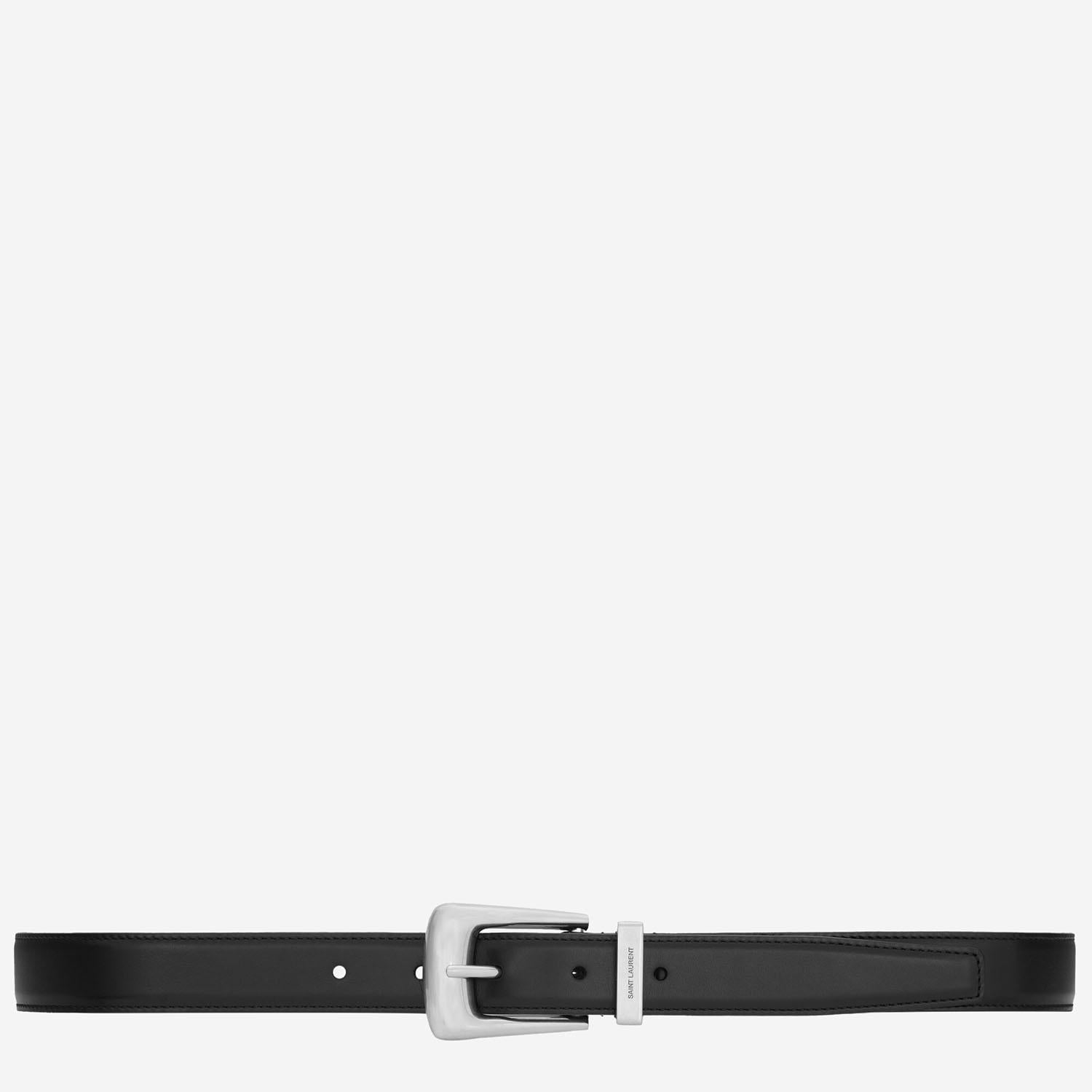 Cintura FOLK in pelle liscia 839769 AAEJE1000 SAINT LAURENT 